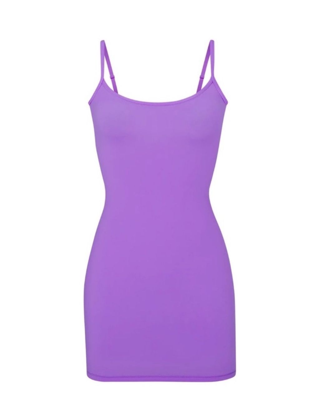 SKIMS Purple Slip Dress with Thin Straps